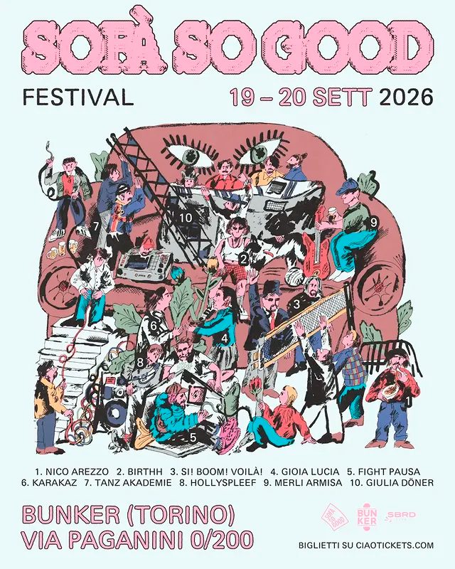 Locandina: SOFÀ SO GOOD Festival 2026